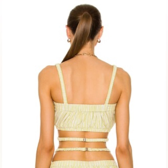 JONATHAN SIMKHAI STANDARD Hutton Crop Top - Picture 8 of 8